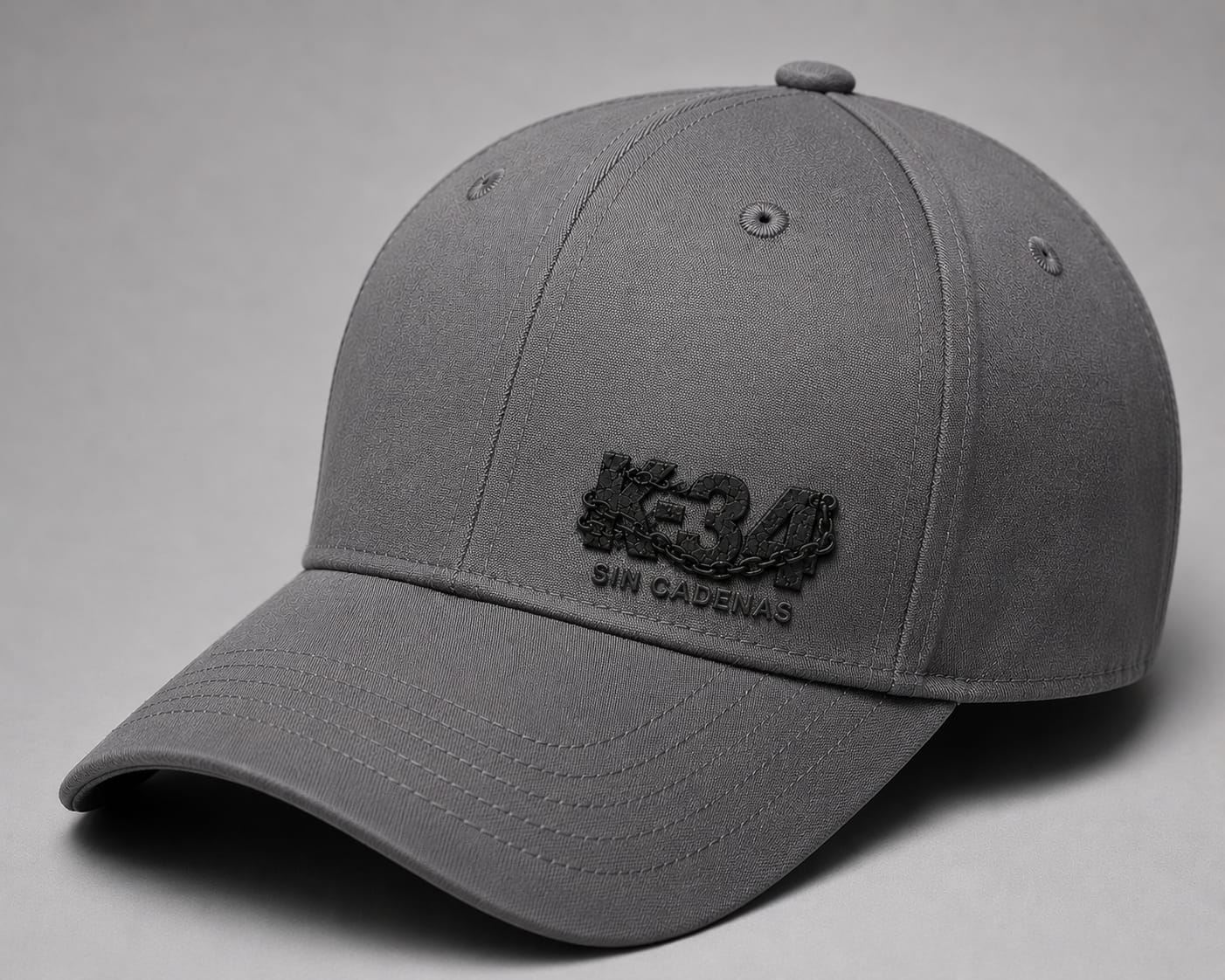 Gorra K-34 SIN CADENAS® Negra | Premium Streetwear