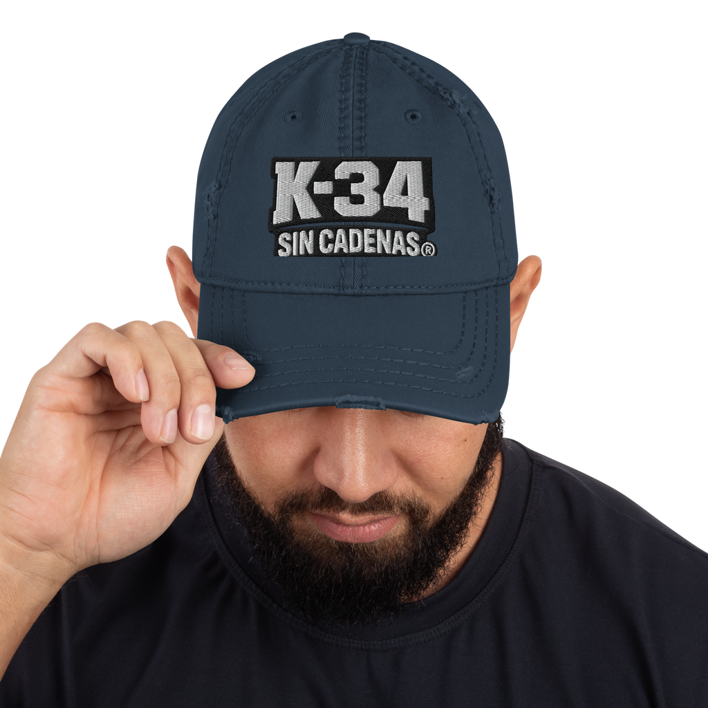 Gorra K-34 SIN CADENAS® Negra | Premium Streetwear