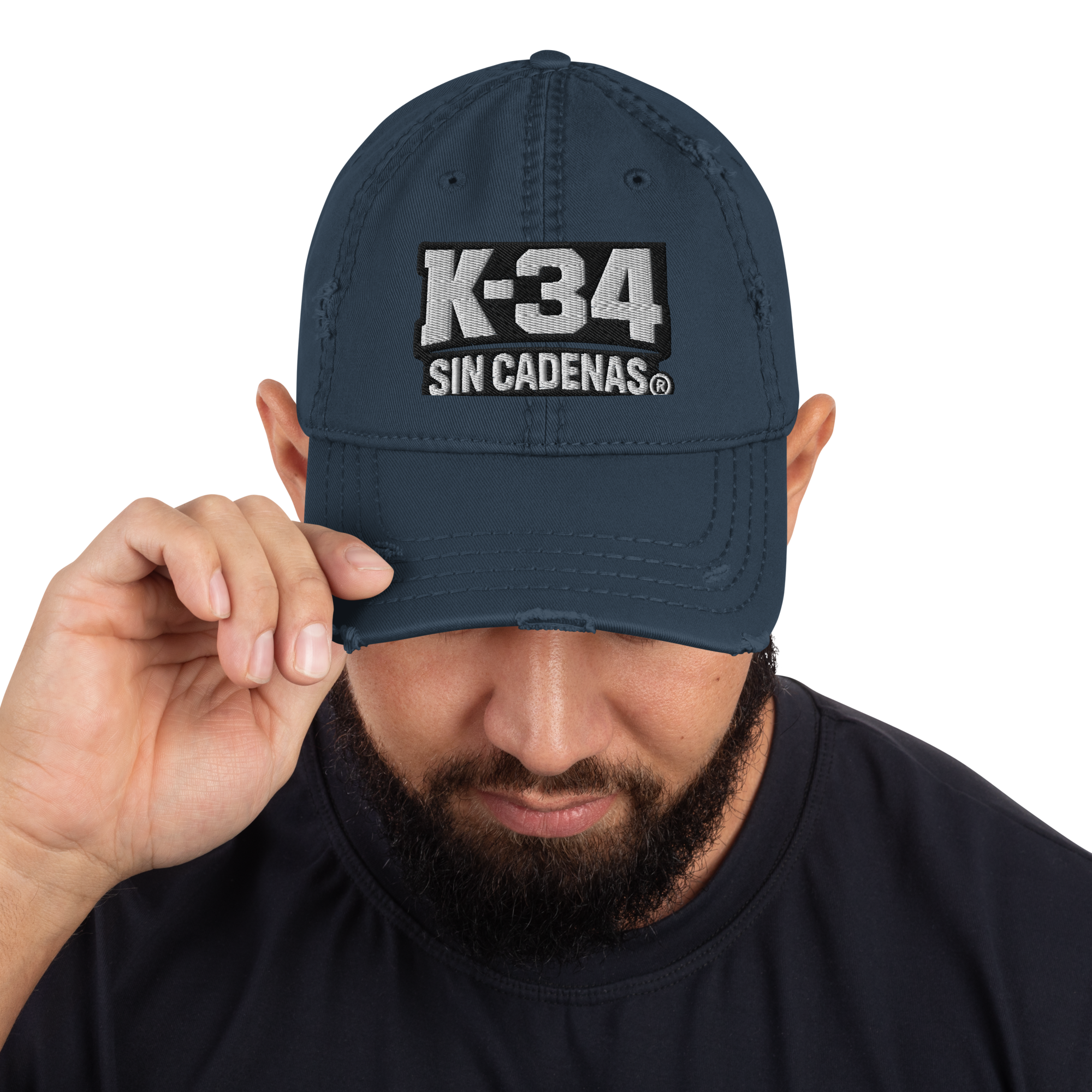 Gorra K-34 SIN CADENAS® Negra | Premium Streetwear